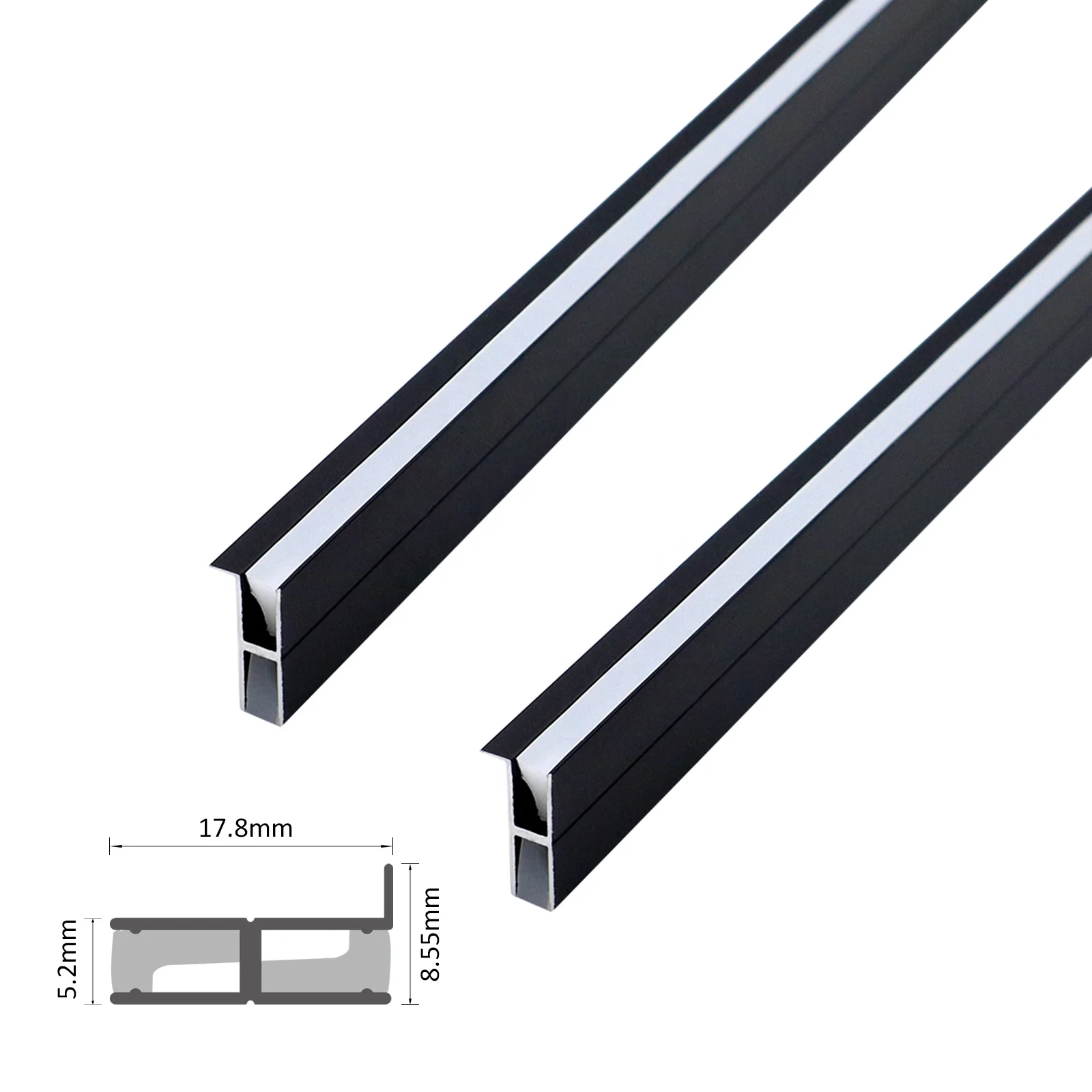 Hot Sale 101 Led Slim Channel 18*9mm Diffuser Cabinet Mounted Led Strip Light For Kitchen Cabinet
