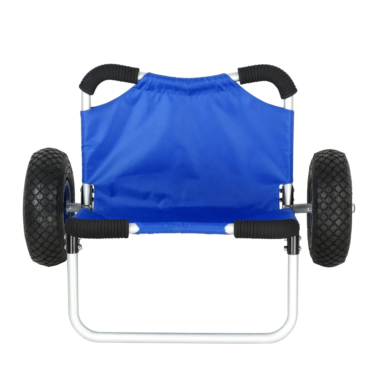 Aluminium light weight kayak canoe hand seat cart kayak carrier trailer with pneumatic wheels