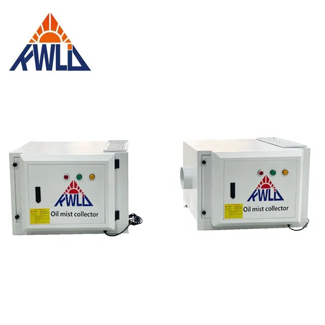 Oil Mist Filter by Electrostatic Adsorption for CNC Cutting Machines Cutting Oil Gas Cleaner Oil Air Collector