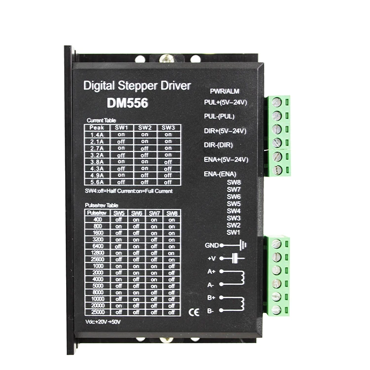 Драйвер шагового двигателя DM556 2DM420 подходит для nema 17/ 23/ 24 шаговый