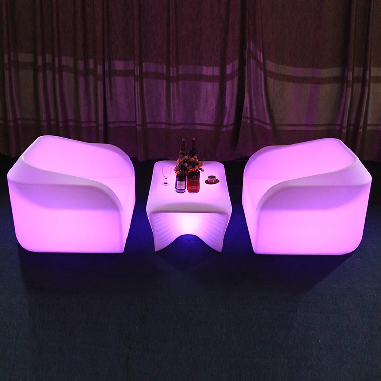 16 Colors Change Illuminating Lighting Color Acrylic Coffee Table