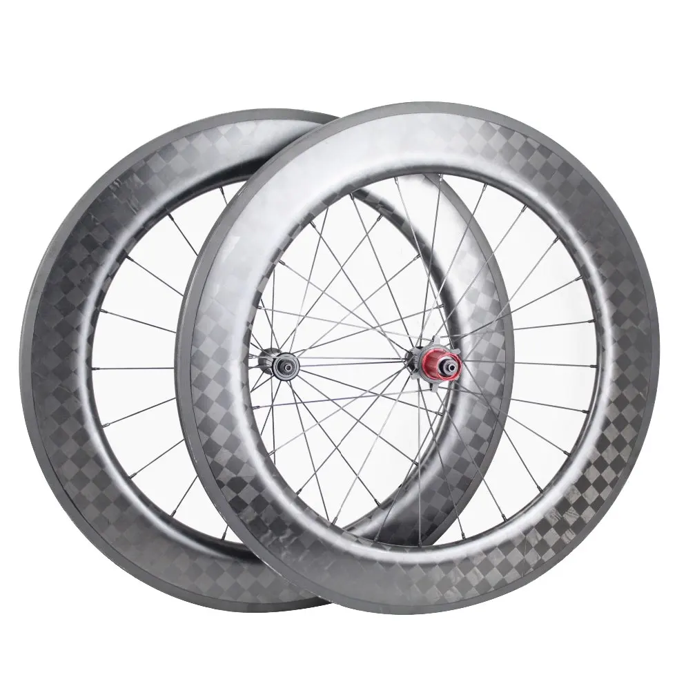 700C Carbon Road Wheelset Chinese Tubular Bicycle Wheel for Road bike Wheelset Chosen Straight Hubs 20/24H