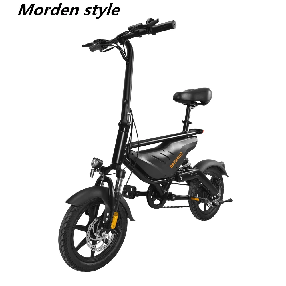 14_ Wheel 10.5AH_36V Lithium Battery 250W_350W_36V Motor City Electric Folding Bicycle Bike