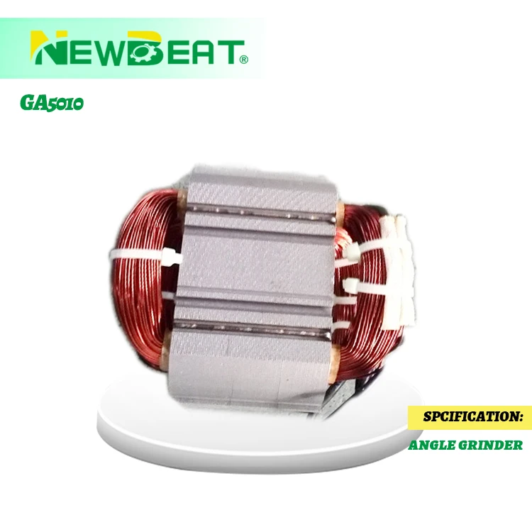 Newbeat high quality copper  armature  GA5010  for electric  angle grinder power tools  spare parts China OEM motor rotor