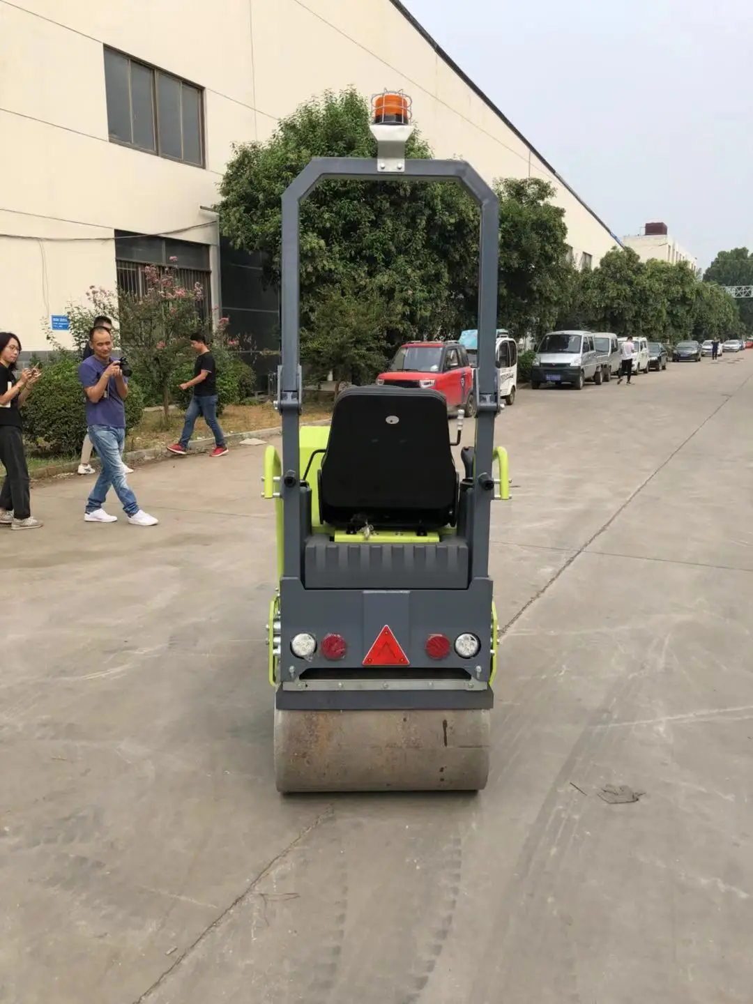 Road Roller CE Diesel Vibratory Mini Soil Compactor, Road Roller Compactor