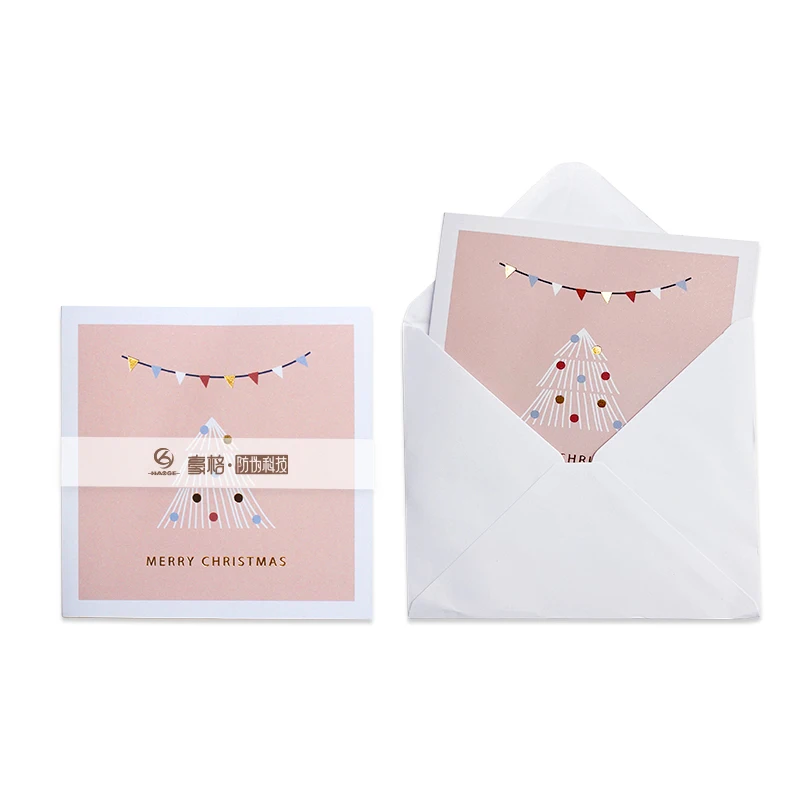 Wholesale Eco Friendly Assorted Funny All Occasion Merry Christmas Card Glitter Custom Paper Greeting Cards With Envelope