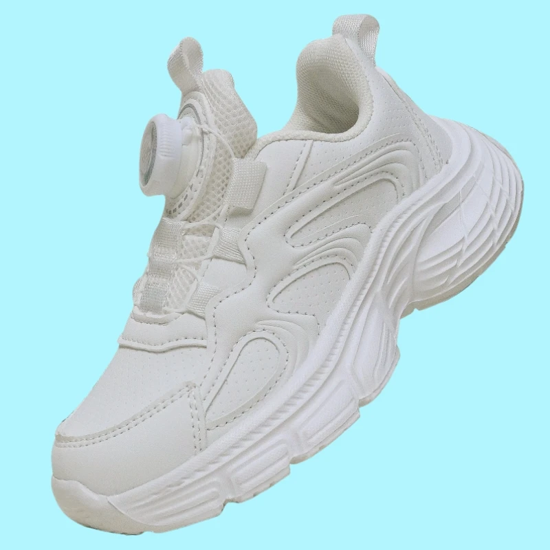 G.DUCK COOL Wholesale Custom Kids Casual Shoes Cushion Girls Boys Fashion Breathable Sneakers Children White Sport Shoes