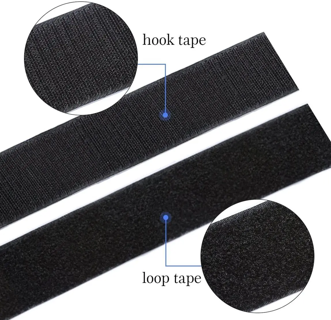 Hot sale Nylon super glue Hook And Loop Self Adhesive  Hook And Loop Fastener Tape