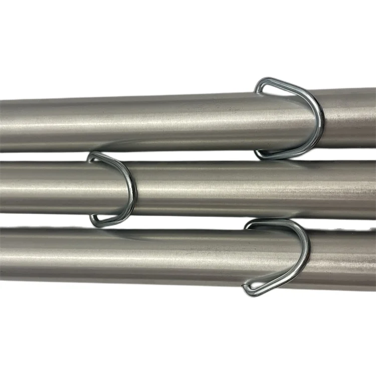 Customized Alloy Aluminum Sharp Bent Canopy Tent Pole Metal Pole Pergola Poles For Canopies