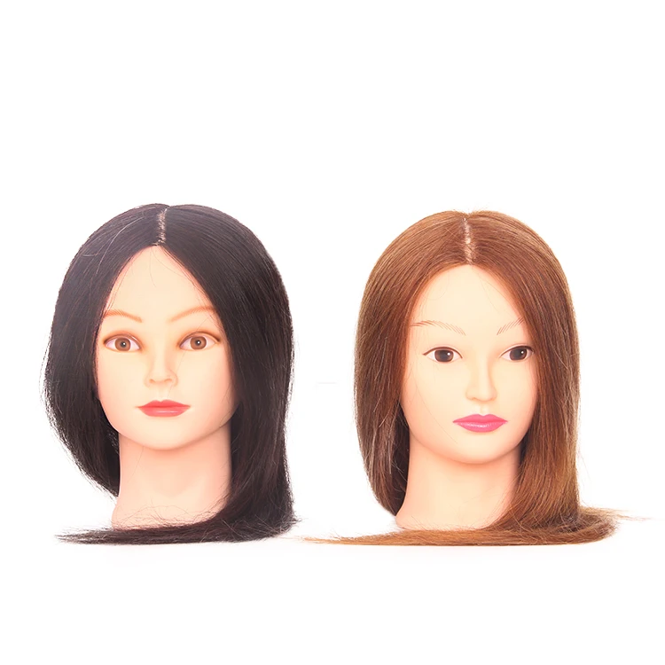 
2020 hot sell wholesale mannequin heads with hair,Special for hair salon human hair cut training head 