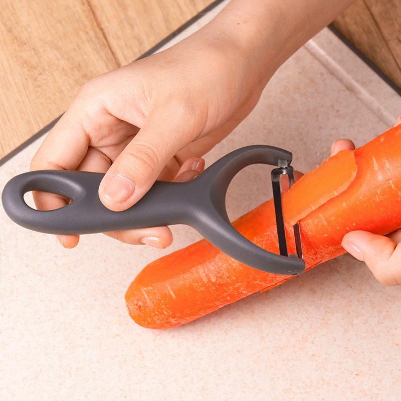 Factory Best Selling Kitchen Gadget Stainless Steel Fruit Potato Peeler Plastic PP handle Y Shaped Vegetable Sharp Peeler