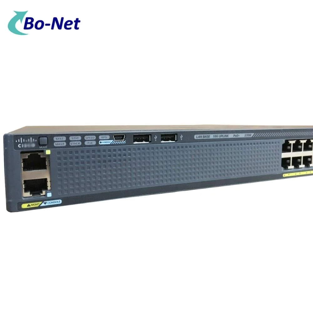 Оригинальный WS-C2960X-24PD-L Новый/RMA/б/у 2960X 24 порта Gigabit Ethernet PoE коммутатор