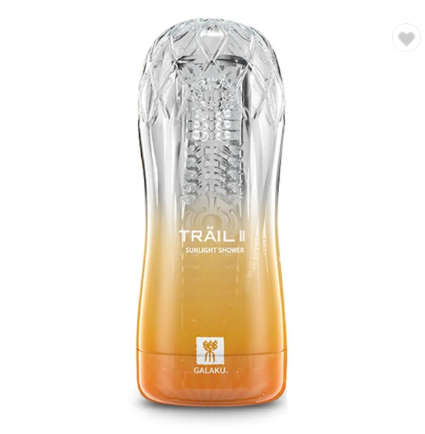 Galaku Male Masturbator Cup Soft Sex Toys Transparent Vagina Adult Endurance Exercise Sex Products Vacuum Pocket Cup for Men