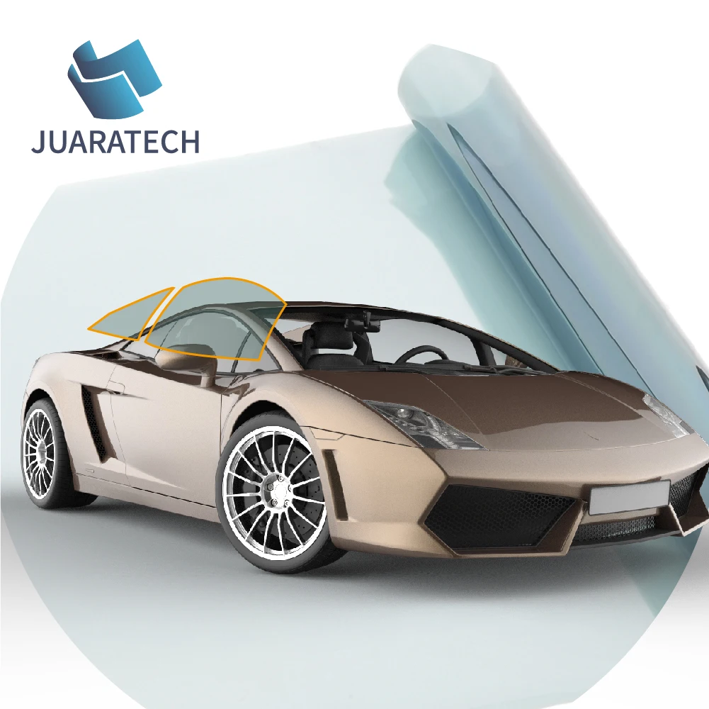 Прочная нано-керамическая черная теплоизоляционная пленка JuaraTech 55% VLT для