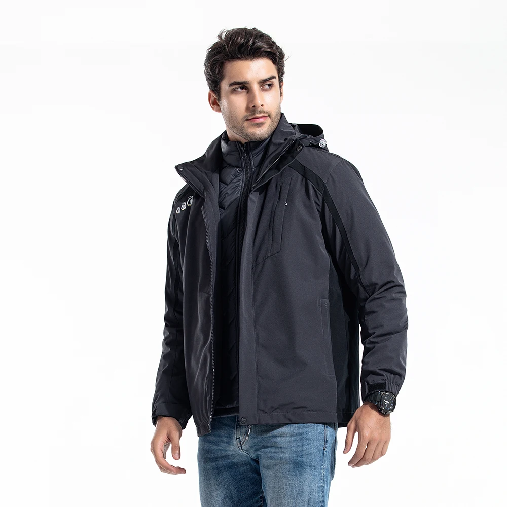 Professional New Arrival Outdoor Jacket Winter Jacket Waterproof Windproof 3 In 1 Jacket Men