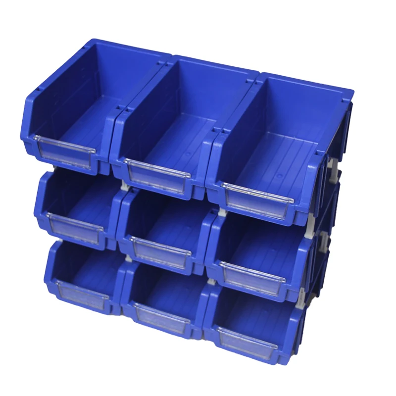 The plastic pole of the box can be supported and stacked Group vertical parts box Customization