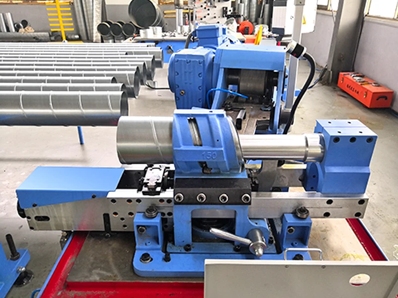 Galvanized sheet material air duct line 3 square tube forming machine