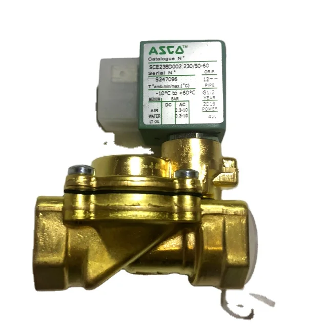 238 двухходовые клапаны ASCO G1/2 230V для электромагнитных клапанов с автоматическим управлением SCE238D002