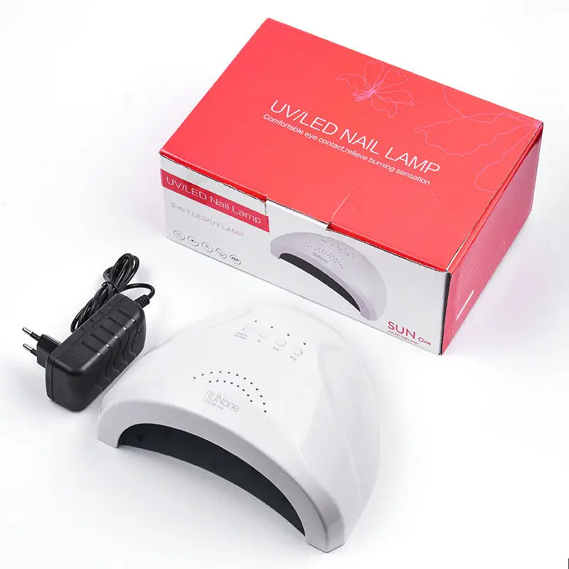 Hot Uv Led Nail Lamp Sun Gel Nail Light For Nail Polish 48w Uv Dryer With 3 Timers Sunone