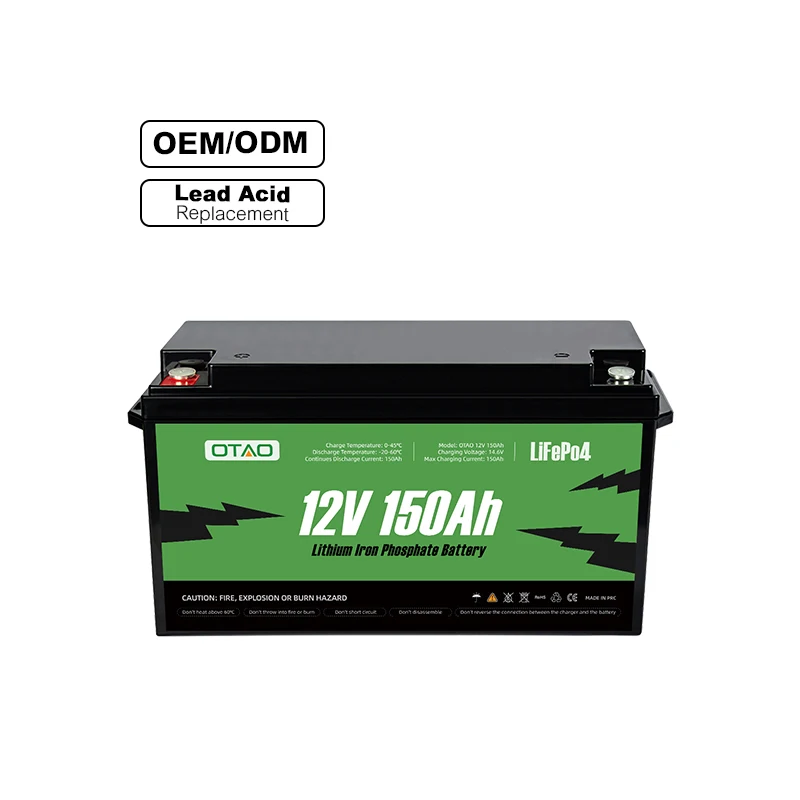 Cheap Shipping 12V 150Ah Baterias De Litio 24V 100Ah 200Ah Rechargeable Battery Built-In Bms For Home Forklift Golf Cart Boat Rv