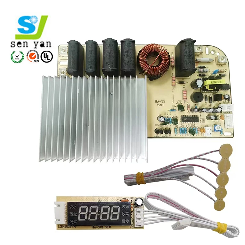 Индивидуальная Pcba универсальная 3500 ватт 24 В 12 Dc индукционная плита. Srket.Pcb. 5000.w. 1.P 1000W печатная плата