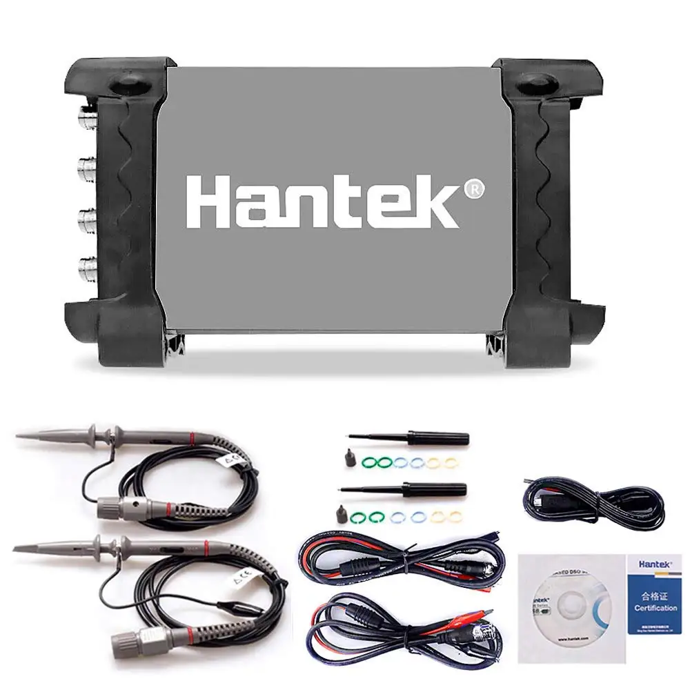 Hantek6074bc Pc Usb Oscilloscope 4 Ch 70mhz 1gsa/s Waveform Record And Function