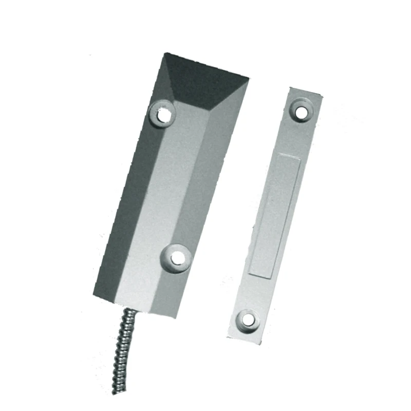 Alloy shell overhead magnetic contact sensor for security system