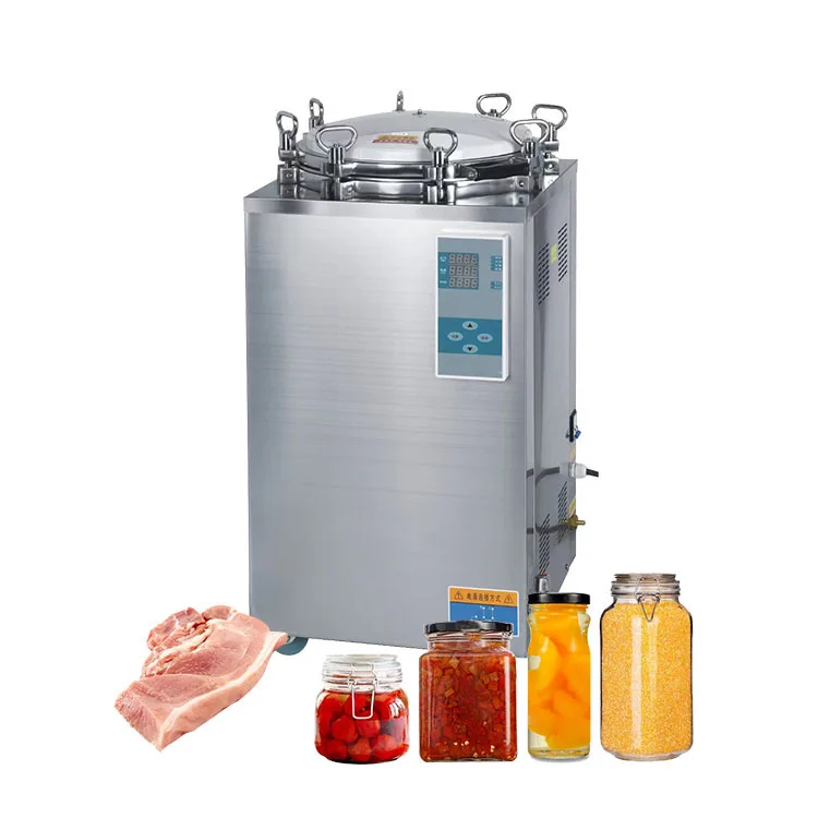 100 l vertical autoclave small canned food high-pressure sterilizer