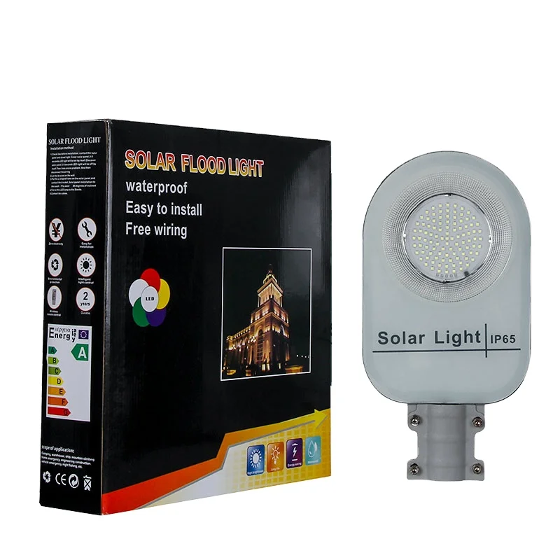 
2021 High Quality Solar Street Light 100w for People Sports in Runway Night Lighting 