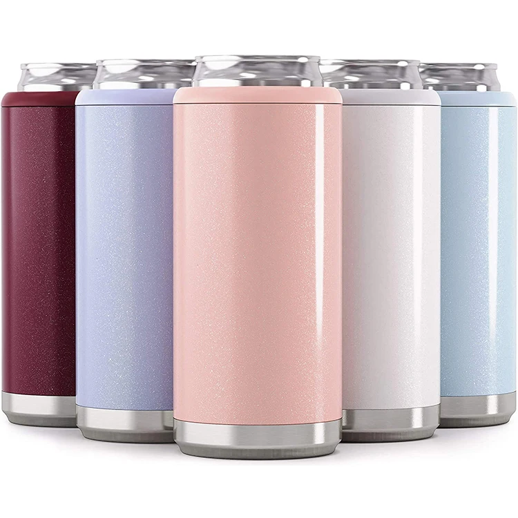 Wholesale Stainless Steel Insulated Bottle Cooler Cooler insulated 12oz Slim Can Cooler