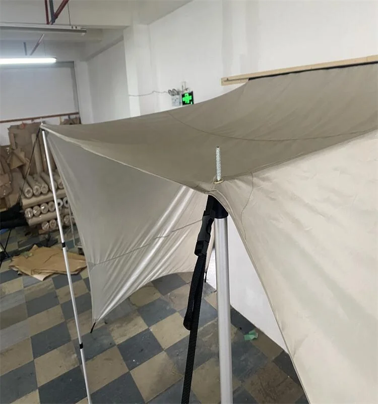89008#Caravan Tarp Teramo UPF 50+ Sun Canopy with 5000mm Awning Side Walls & Standing Poles Motorhome RV Parts & Accessories