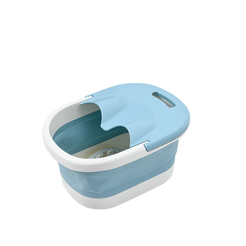 Wholesale Foldable Foot Soaking Bucket Customized Household Portable Foot Bath Soaking Tub Wash Basin Massage Health Bucket