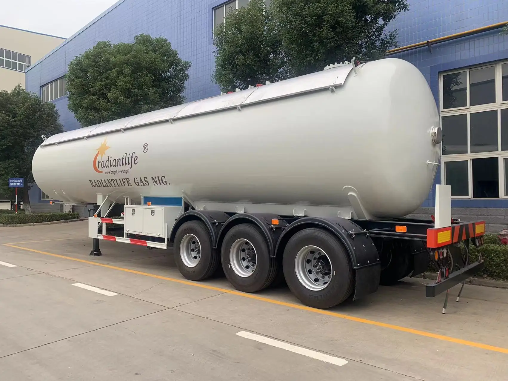 GOOD PRICE Axles 45000 Liters Storage Tanker LPG Gas Tank Semi Trailer for Sale