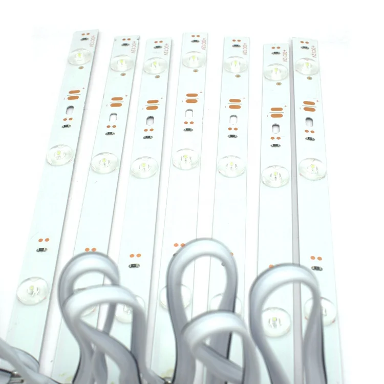 Жесткая Светодиодная лента DC12V решетчатая подсветка жесткая полоса с 12 светодиодами SMD3030 Вт 18 15 занавес 170 градусов диффузионная светодиодная str
