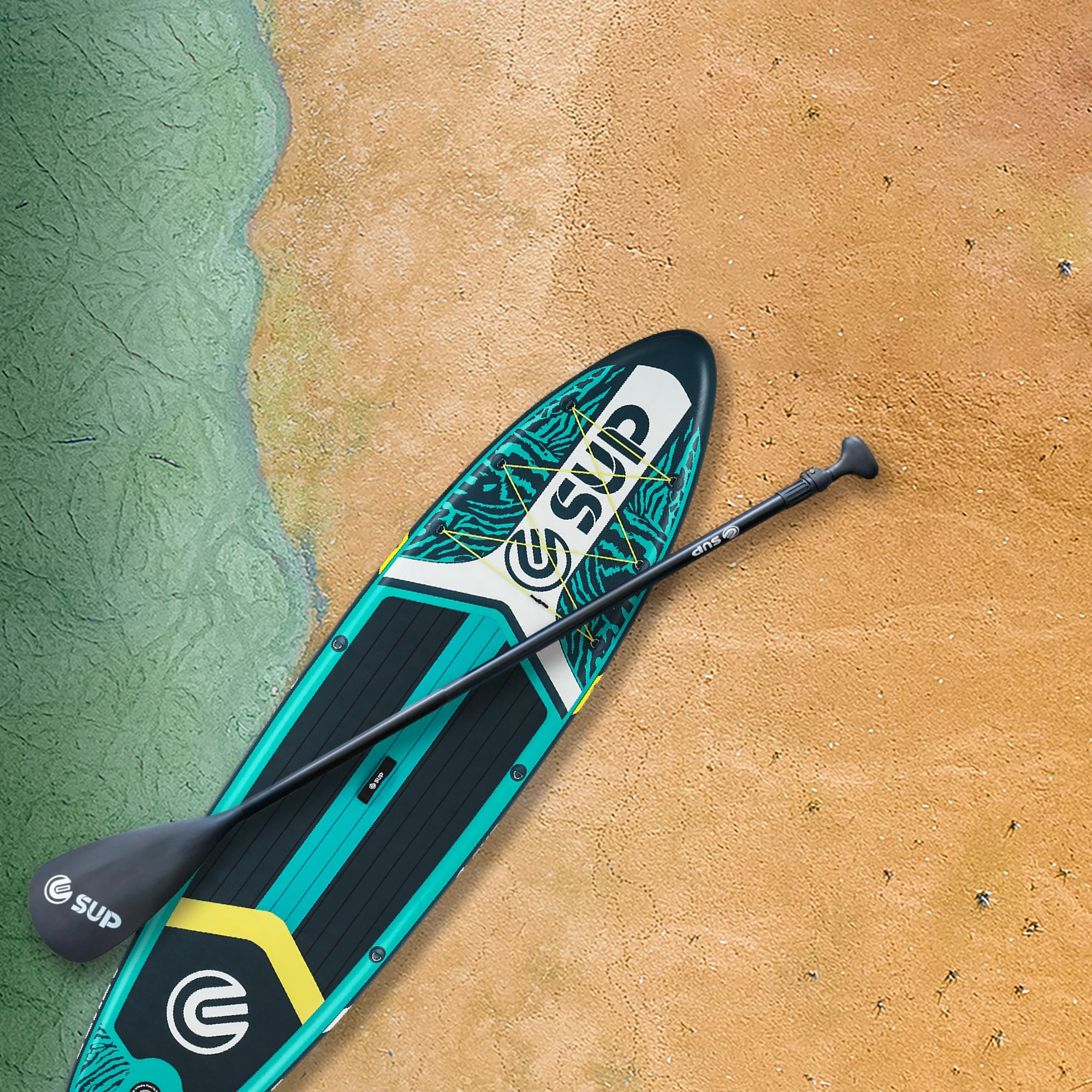 Easy carry surf board surfboards paddle board dock Tandem sup board suitable for 2 person water play surfing