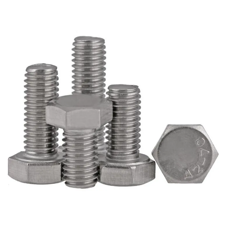 ss304 M6-M20 Stainless steel  DIN933 hex bolt