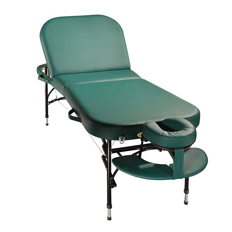 Mt Alula-Landmark Manufacture Factory PU Leather Height Adjustable Lightweight Aluminum Massage Bed Massage Table Therapy Bed