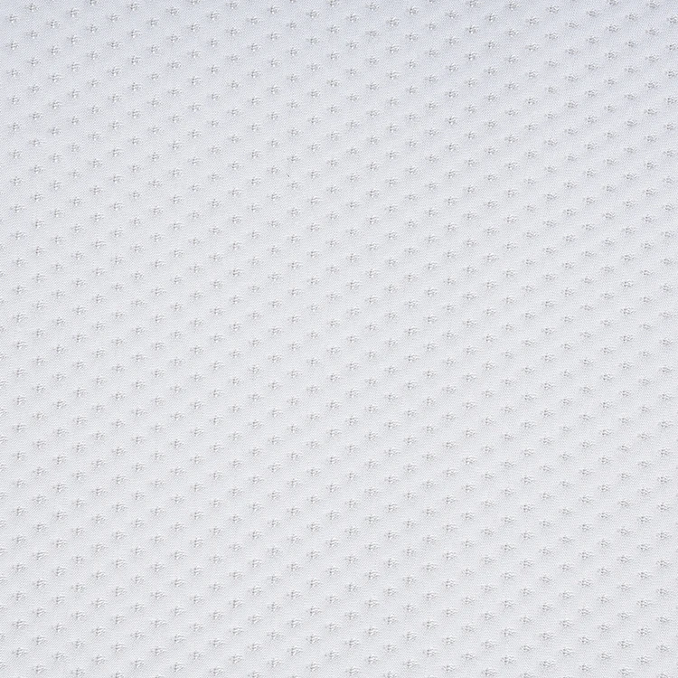 White 3D Spacer Knitting 100% Polyester Jacquard Mattress Fabric