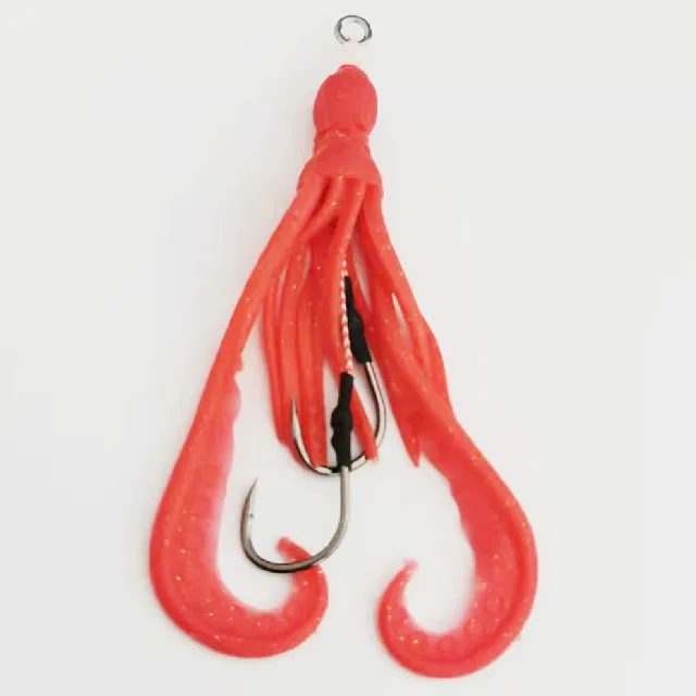 3.5g Octopus Squid Bait TPR Material Pesca Soft Lure Fishing Tackle floating longline fishing hook