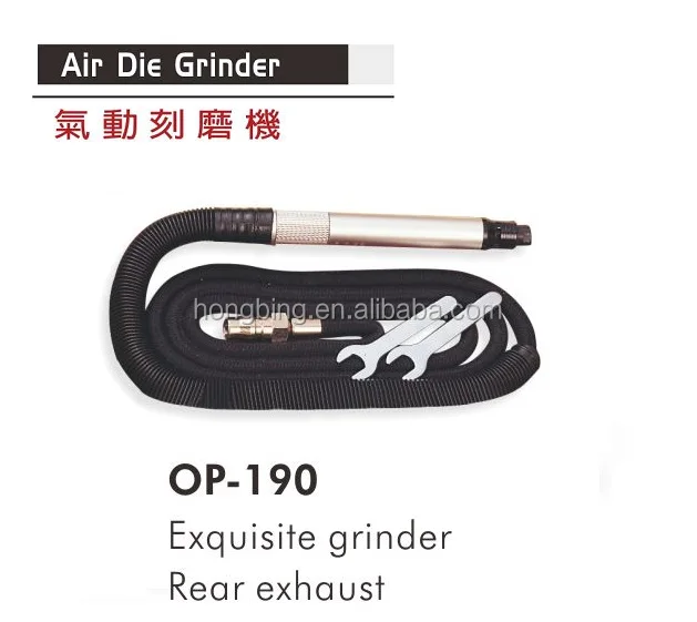 OP-190 Taiwan Manufacturer OEM ODM Customized Pneumatic Air Straight Drill Angle Die Grinder Air Tool