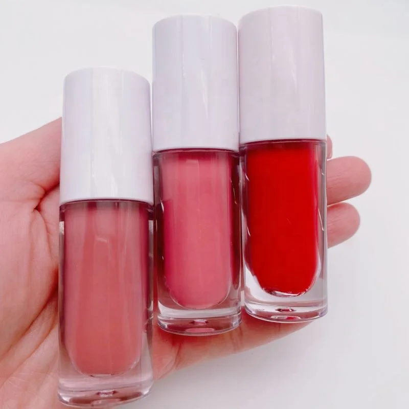 Non-Stick Cup Lipstick Makeup Pink Tube Matte Lip Gloss High Pigmented Lipgloss Container Private Label Vegan Glossy Lip Gloss