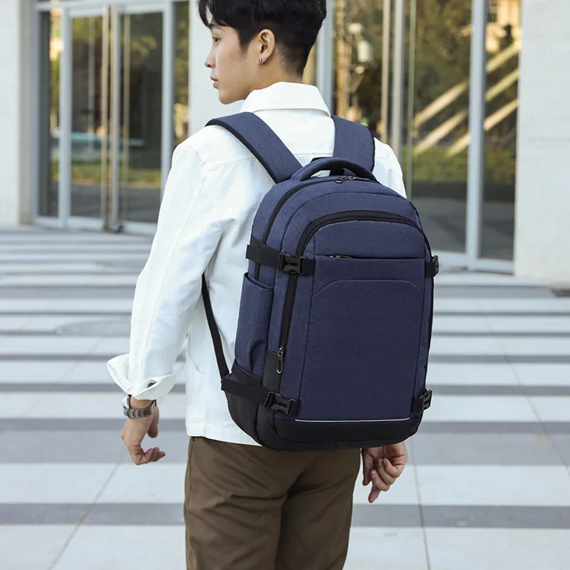 fashion backpack expandable laptop with usb connector school backpack made in vietnam laptop grey backpack