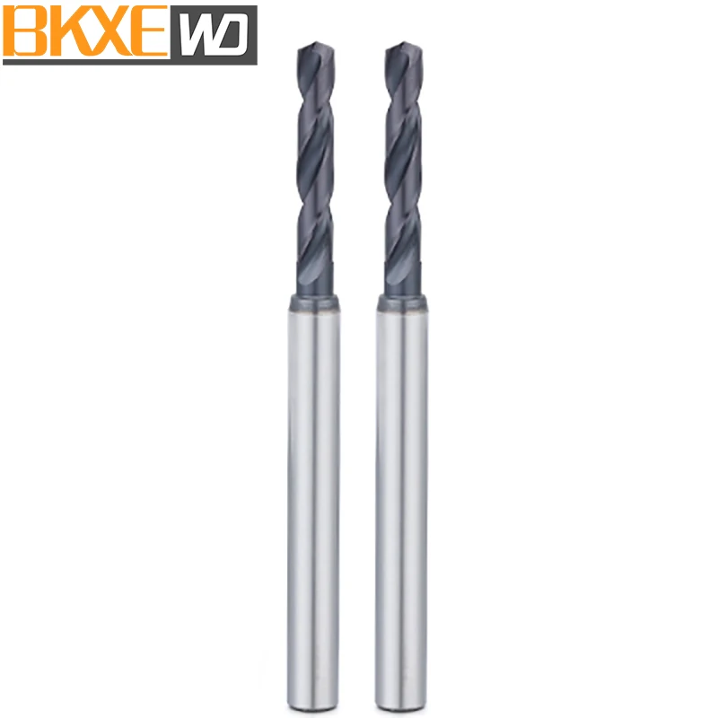 BKXE индивидуальные ЧПУ высококачественные карбидные спиральные сверла для сверления нержавеющей стали HRC55