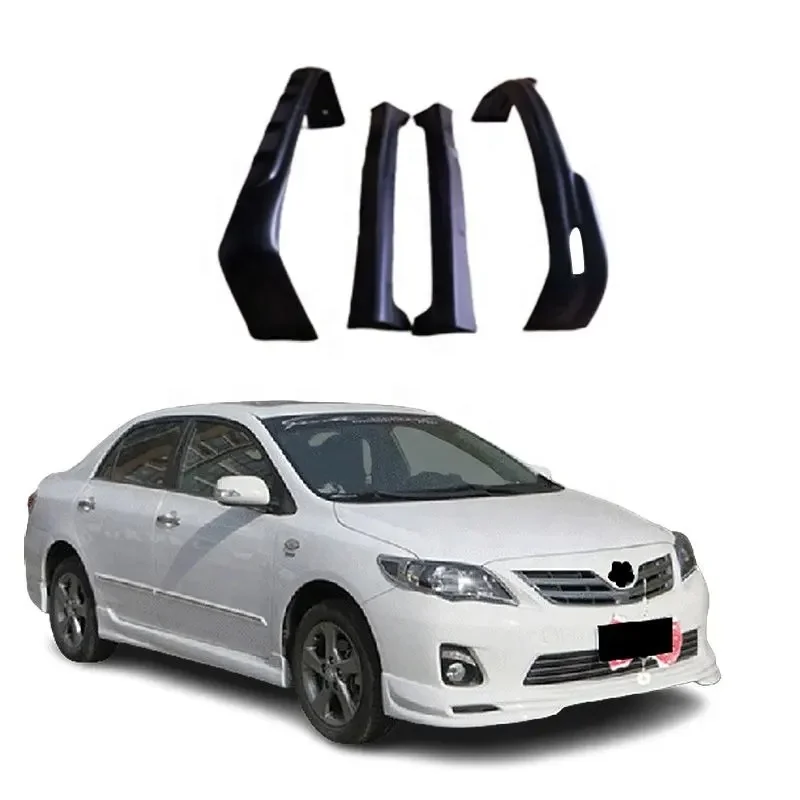 Factory Direct Car Bumper Front Lip Rear Lip Side Skirts For Toyota Corolla 2011-2013 Car Bodykit