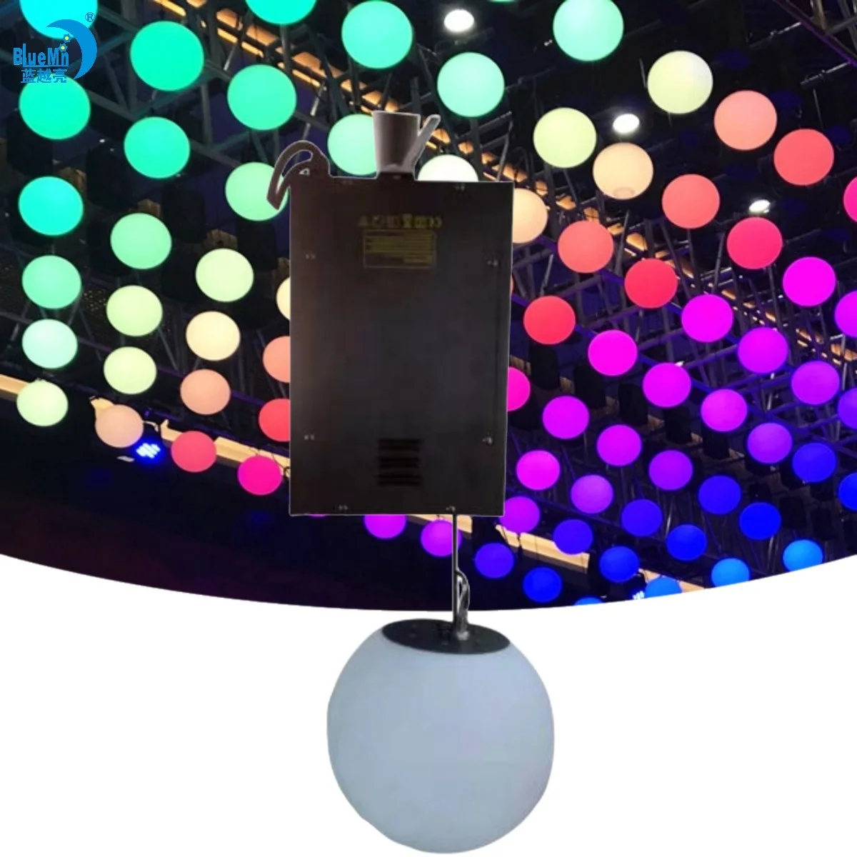 Guangzhou Kinetic Lifting Ball Light Wedding Stage LED Full Color Kinetic Lift Ball Stage Light For Stage