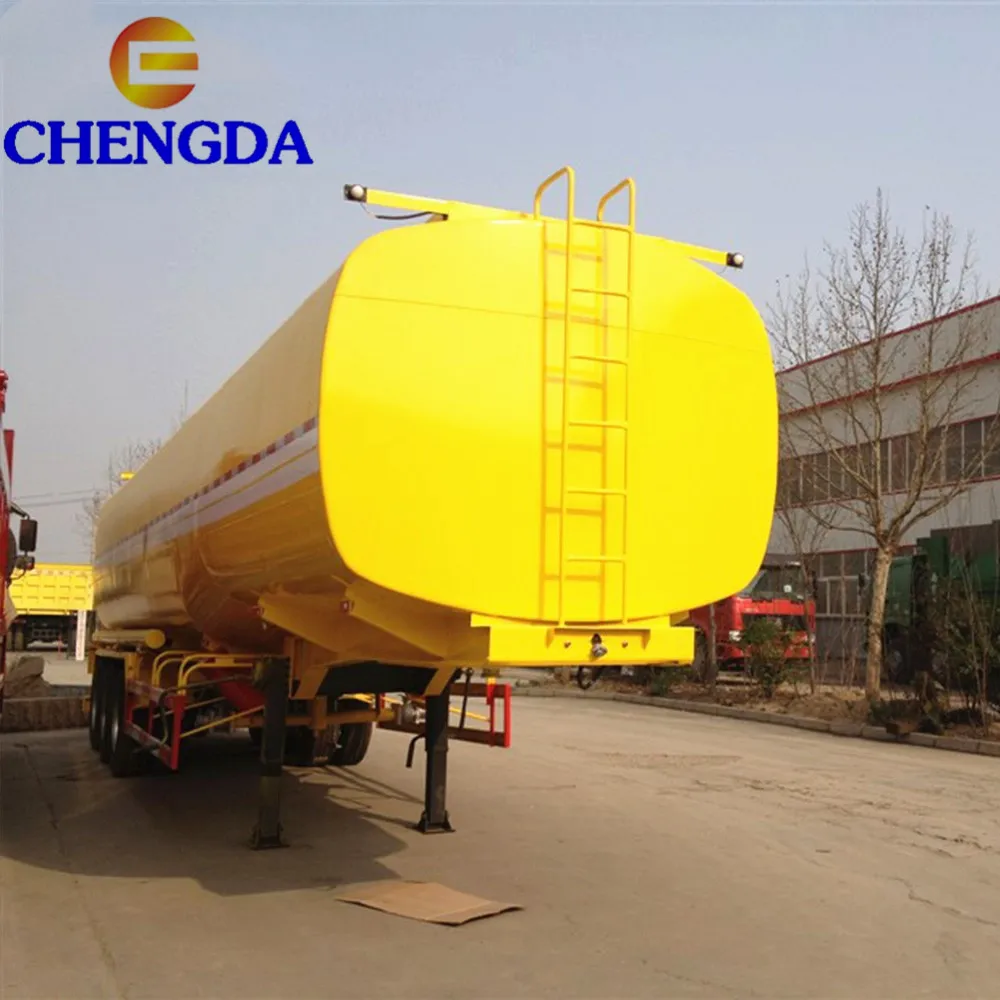 New 45000 50000 60000 Liters Fuel Tank Truck Semi-Trailer Petroleum Tank Semi Truck Trailers For Sale