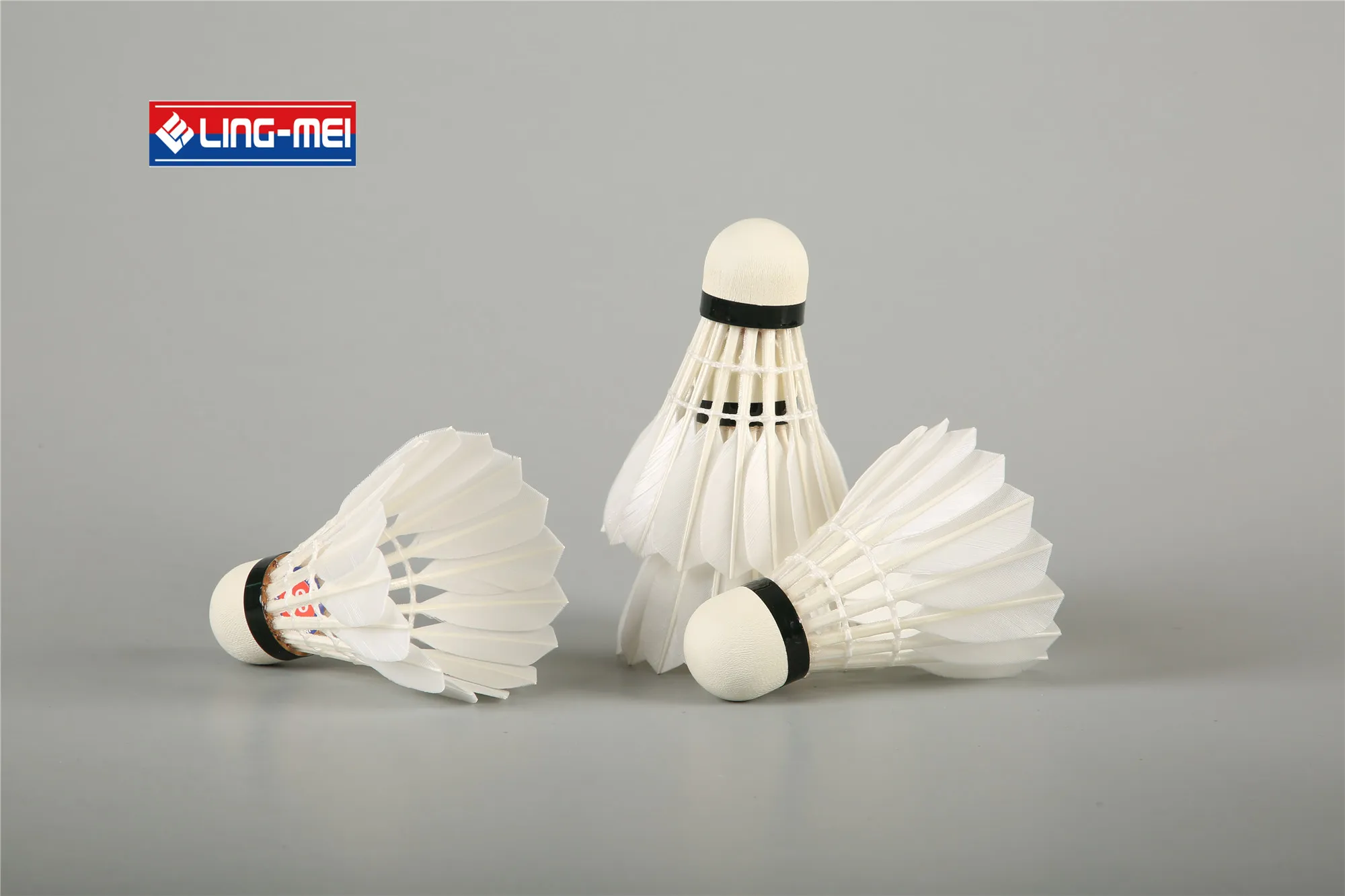good quality goose feather Lingmei 70 pro Durable Sports goods goose feather indoor and outdoor Shuttlecocks