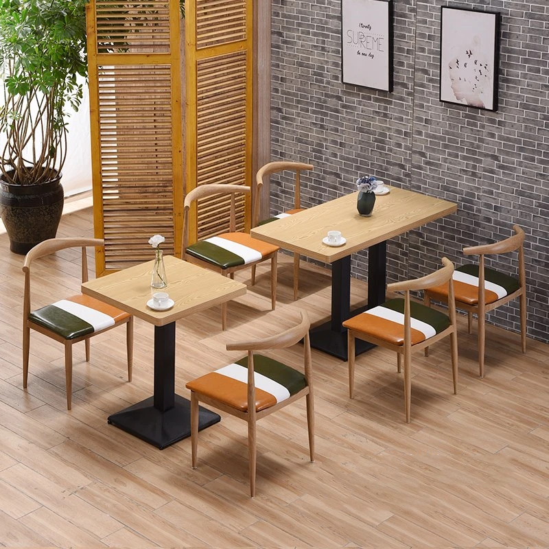 
Fashion cast iron dinning plywood table and chair set for sale 