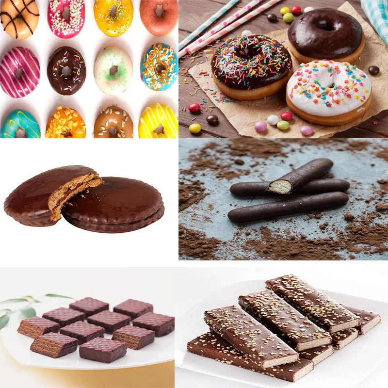 Chocolate Enrobing Machine   Coating Biscuit Cookies Cake Snack Process Covering Tempering Machine