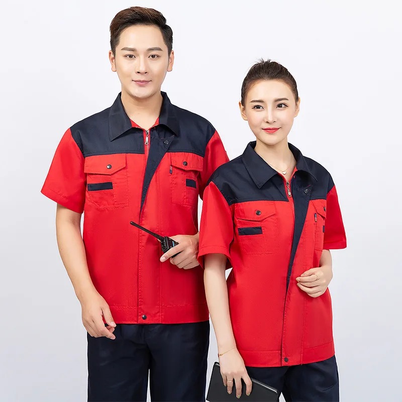 Autumn Thick Jacket Factory Equipment Repair Gas Station Unisex Outdoor Jackets Work Wear Labor Uniforms